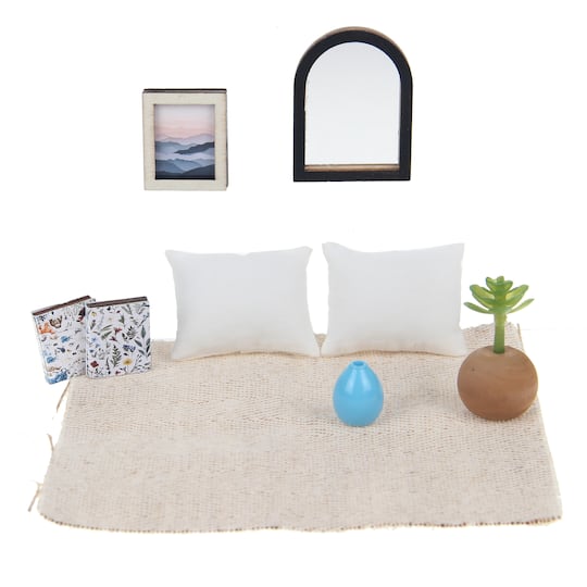 Tapis rond pour maison de poupée - DRFEIFY - 12 pièces - 6,2 pouces Tapis rond pour maison de poupée - DRFEIFY - 12 pièces - 6,2 pouces